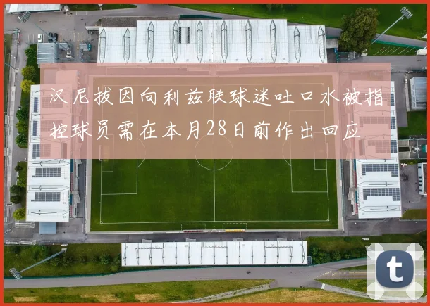 汉尼拔因向利兹联球迷吐口水被指控球员需在本月28日前作出回应